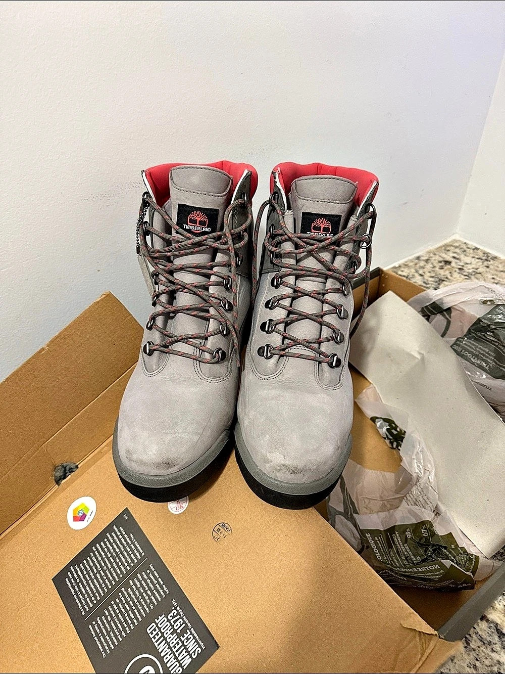 Timberland Field Boot Medium Grey Nubuck Boots